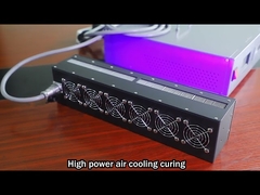 Sistemas de curado UV LED de enfriamiento por aire para impresión 1200W lámpara de curado UV LED